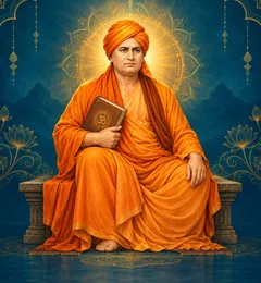 Devotional depiction of Dayanand Saraswati