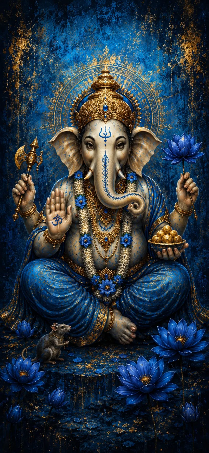 Devotional wallpaper of Ganesh