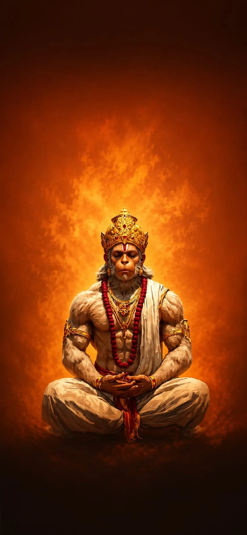 Devotional wallpaper of Hanuman