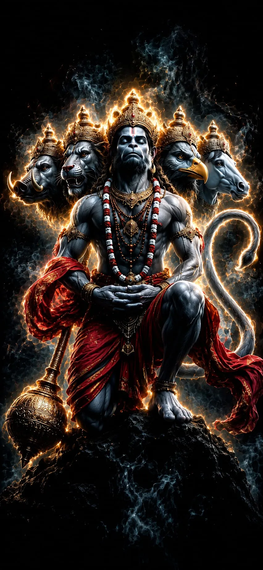 Devotional wallpaper of Hanuman