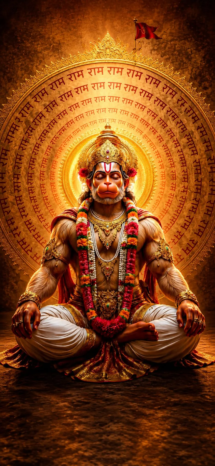 Devotional wallpaper of Hanuman