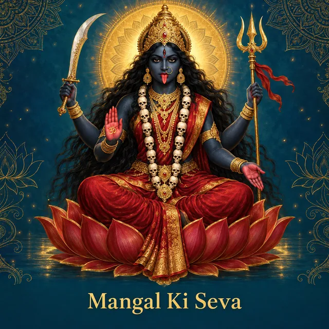 Devotional illustration accompanying Mangal Ki Seva