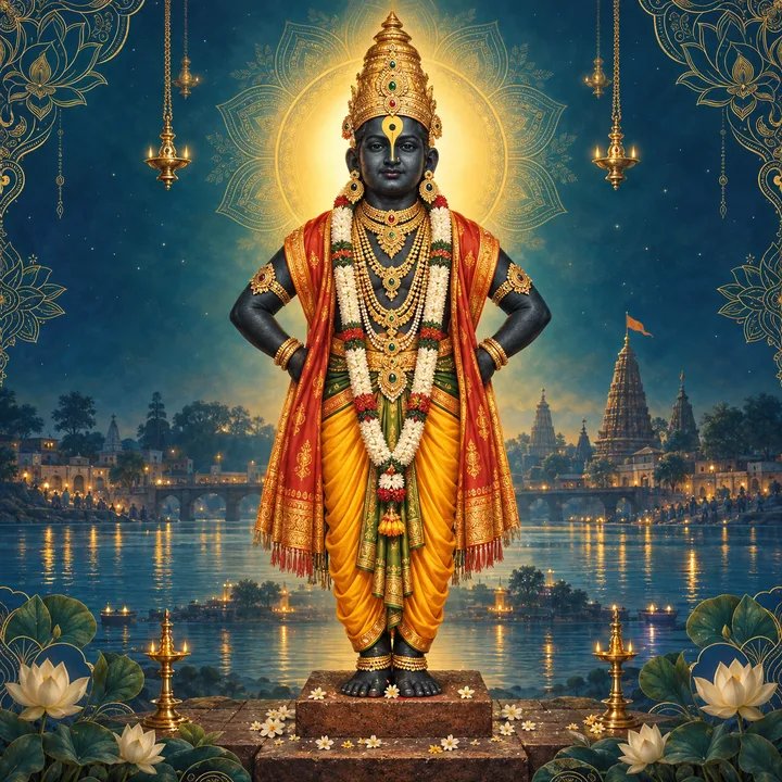 Devotional depiction of Panduranga