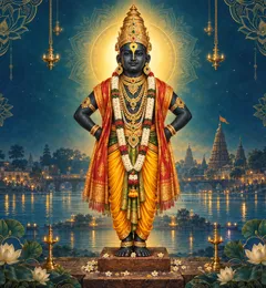 Devotional depiction of Panduranga