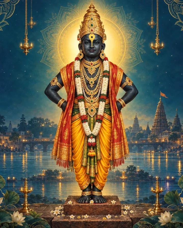 Devotional depiction of Panduranga