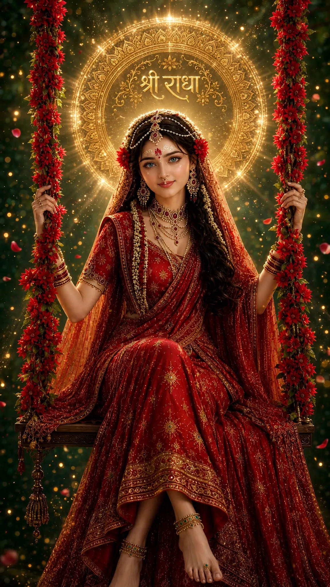 Devotional video wallpaper of Radha
