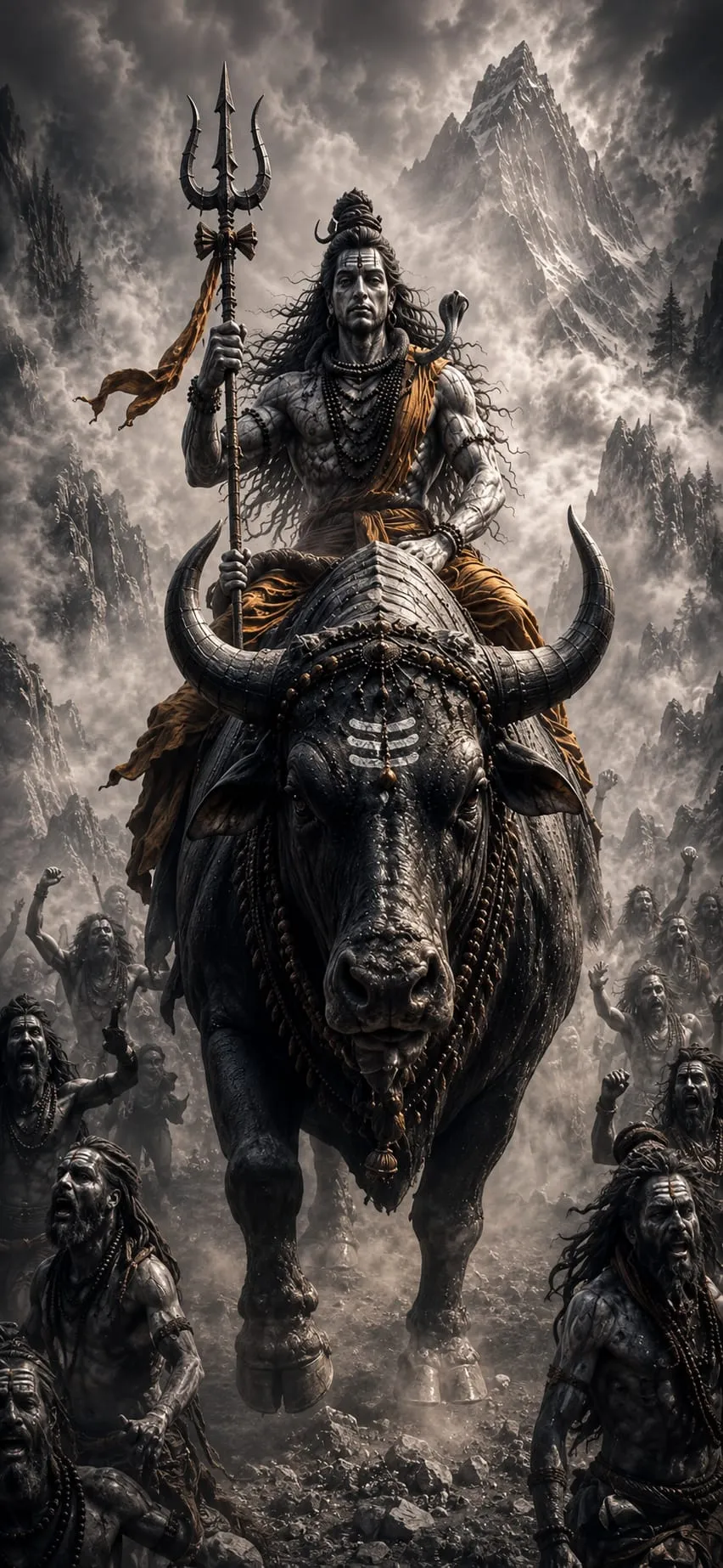 Devotional wallpaper of Shiv