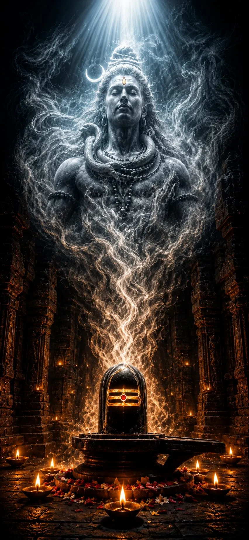 Devotional wallpaper of Shiv