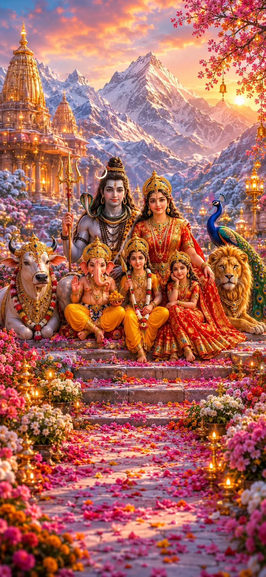 Devotional wallpaper of Shiv