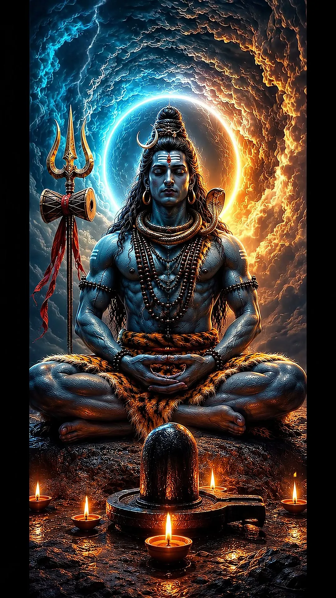 Devotional video wallpaper of Shiv