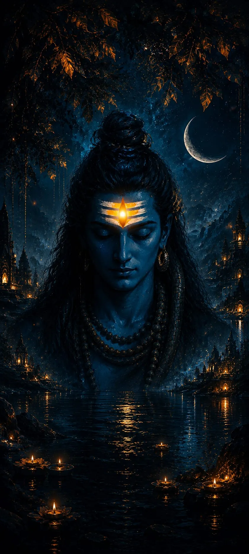 Devotional wallpaper of Shiv