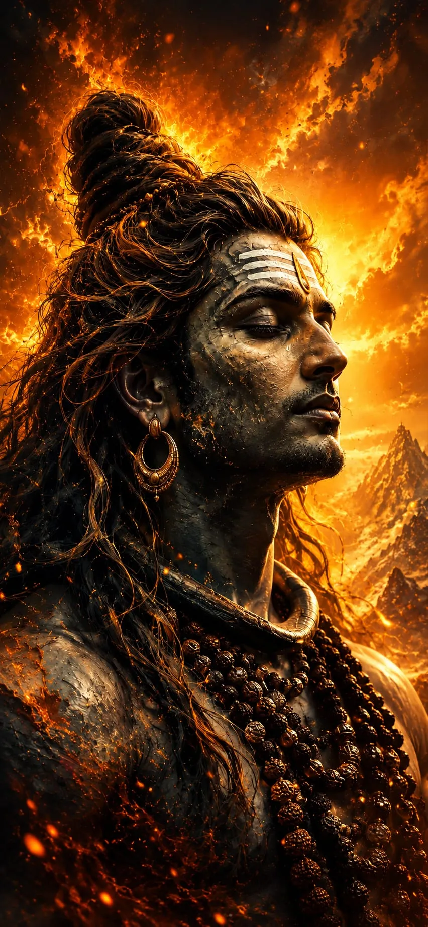 Devotional wallpaper of Shiv