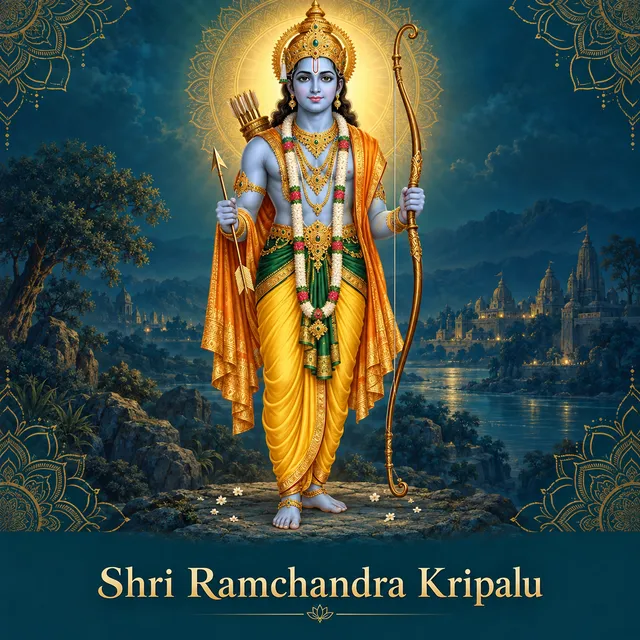 Devotional illustration accompanying Shri Ramchandra Kripalu