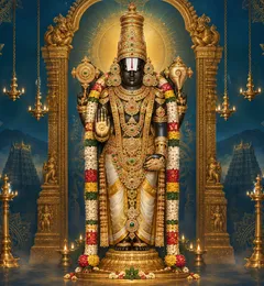 Devotional depiction of Venkateswara