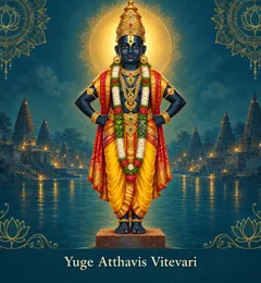 Devotional illustration accompanying Yuge Atthavis Vitevari